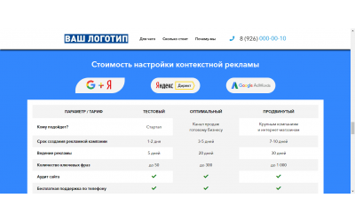 Контекстная реклама (Landing Page)