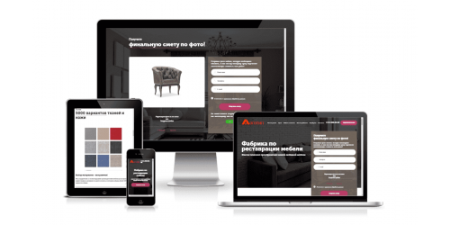 Готовый сайт (Landing Page) реставрация и ремонт мебели Готовый сайт (Landing Page) реставрация и ремонт мебели